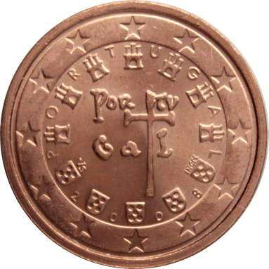 2 евроцента 2008 г.