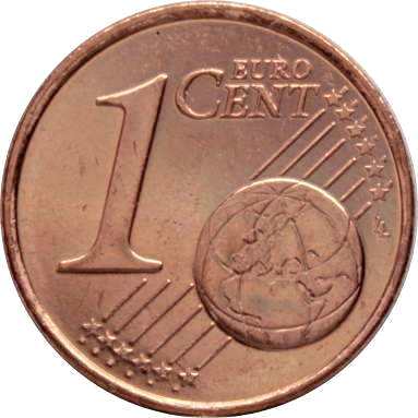 1 евроцент 2002 г.