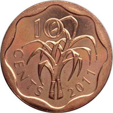 10 центов 2011 г.