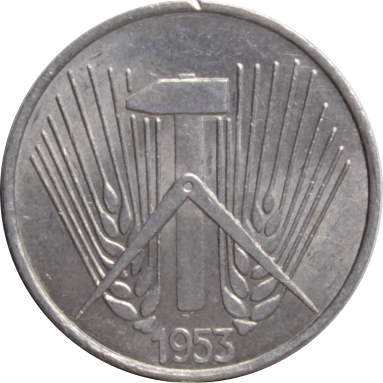 1 пфенниг 1953 г.