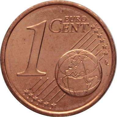 1 евроцент 2000 г.