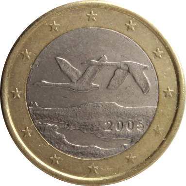 1 евро 2005 г.