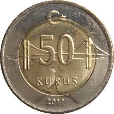 50 курушей 2011 г.