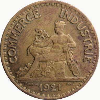 2 франка 1921 г.