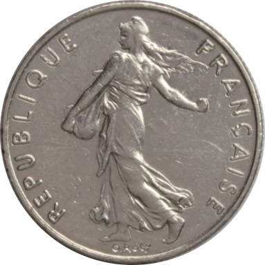 1/2 франка 1985 г.
