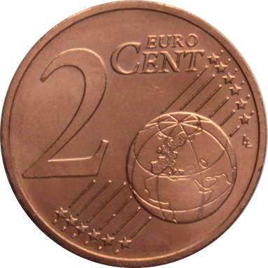 2 евроцента 2013 г.