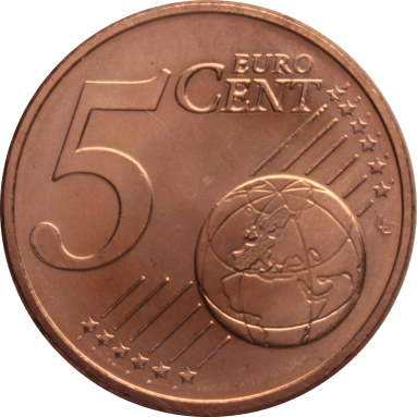 5 евроцентов 2013 г.