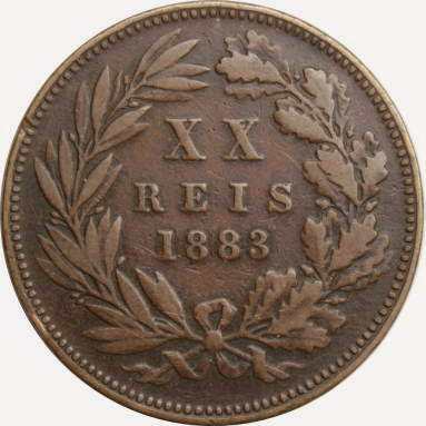 20 реалов 1883 г.