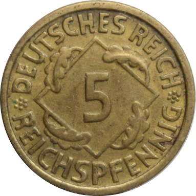 5 пфеннигов 1936 г.
