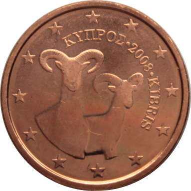 2 евроцента 2008 г.