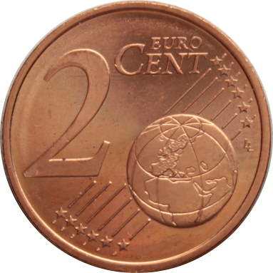 2 евроцента 2004 г.