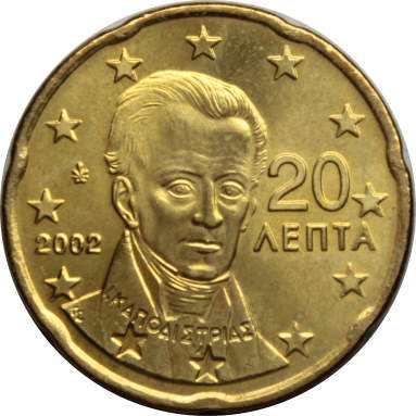 20 евроцентов 2002 г.