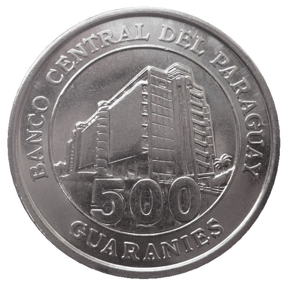 Монеты Парагвая. Парагвай 50 Гуарани 2016. 500 Guaranies. Гуарани валюта. Валюта парагвая