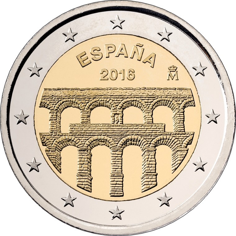 Испания - Старинный город Сеговия с римским акведуком