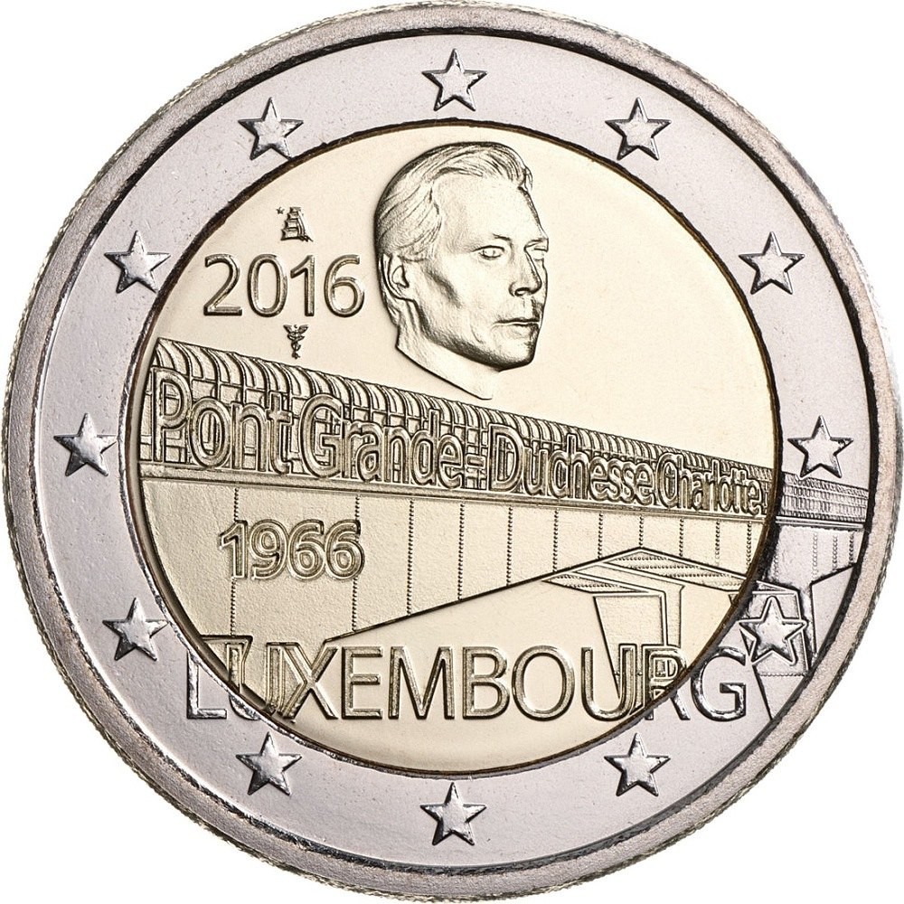 Люксембург - 50-летие моста Великой герцогини Шарлотты