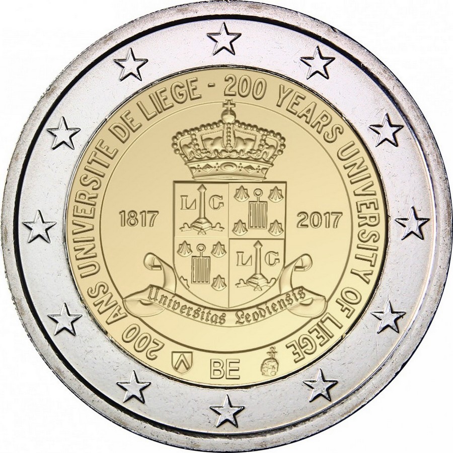 Бельгия - 200 лет с основания Льежского университета
