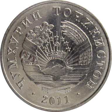 1 сомони 2011 г.