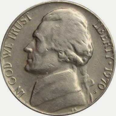 5 центов 1970 г.