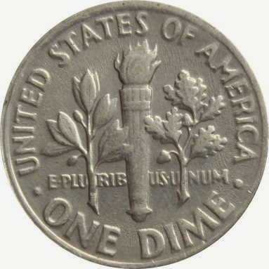 1 дайм (10 центов) 1970 г.