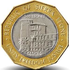 500 леоне 2004 г.