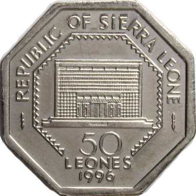 50 леоне 1996 г.