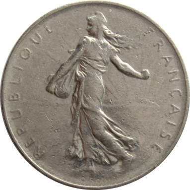 1 франк 1972 г.