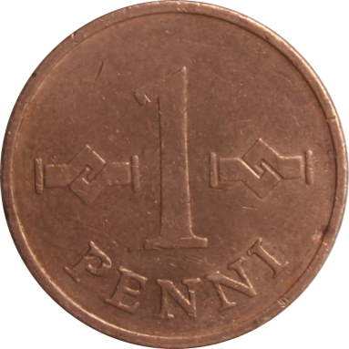 1 пенни 1969 г.