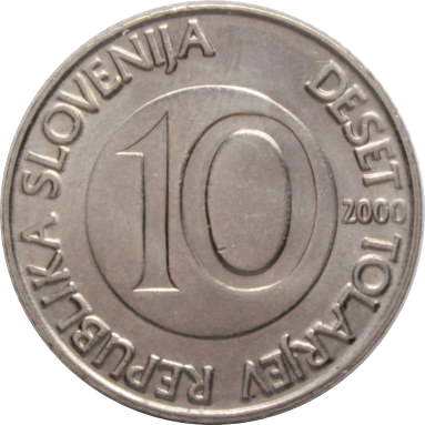 10 толаров 2000 г.