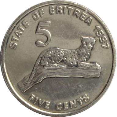 5 центов 1997 г.
