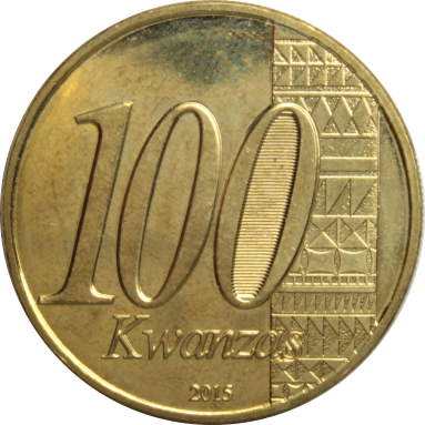 100 кванз 2015 г. (40 лет независимости)