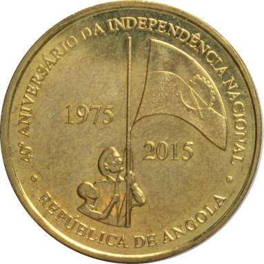 100 кванз 2015 г. (40 лет независимости)