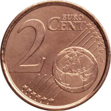 2 евроцента 2013 г.