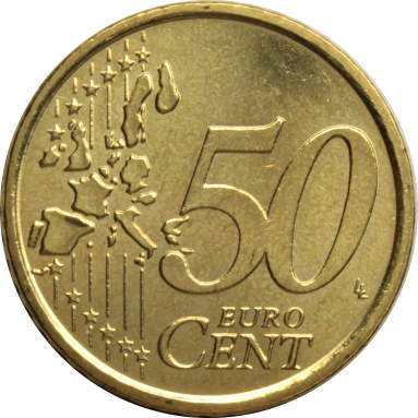50 евроцентов 2002 г.
