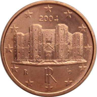 1 евроцент 2004 г.