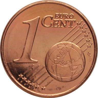 1 евроцент 1999 г.