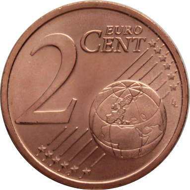 2 евроцента 2014 г. (D)