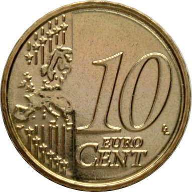 10 евроцентов 2017 г. (G)