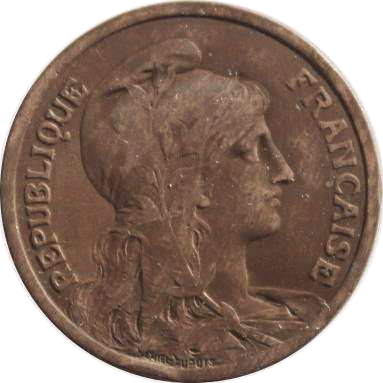 10 сантимов 1915 г.