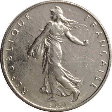 1 франк 1999 г.