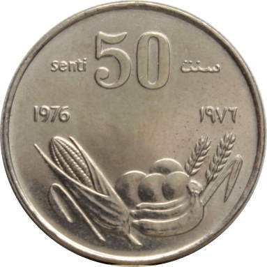 50 сенти 1976 г.
