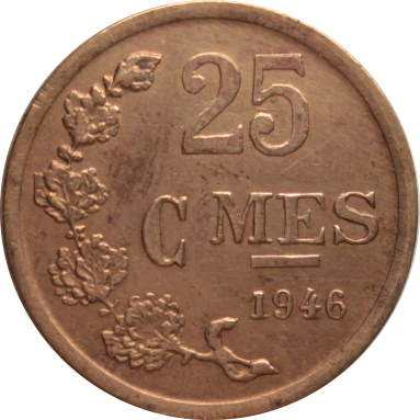 25 сантимов 1946 г.