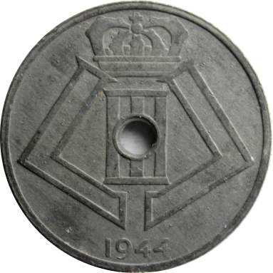 25 сантимов 1944 г. (Belgie-Belgique)