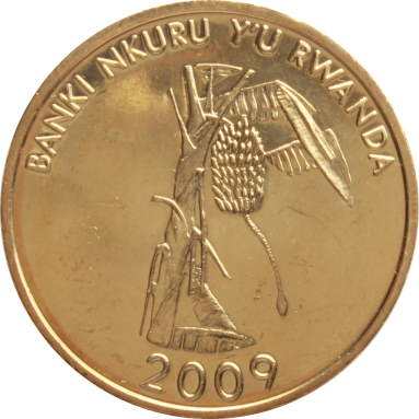 10 франков 2009 г.