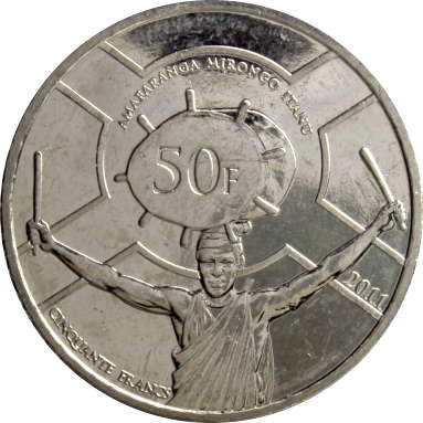 50 франков 2011 г.