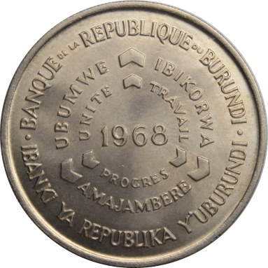 10 франков 1968 г.