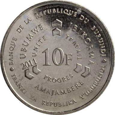 10 франков 2011 г.