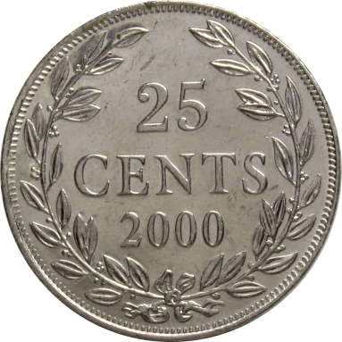25 центов 2000 г.