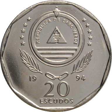 20 эскудо 1994 г. (цветы)