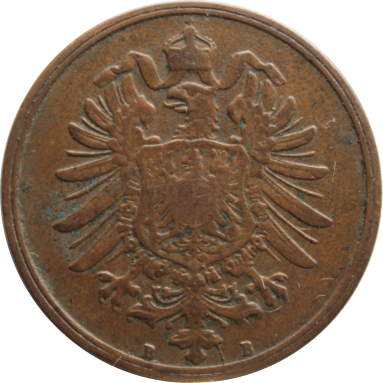 2 пфеннига 1875 г.