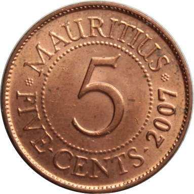5 центов 2007 г.